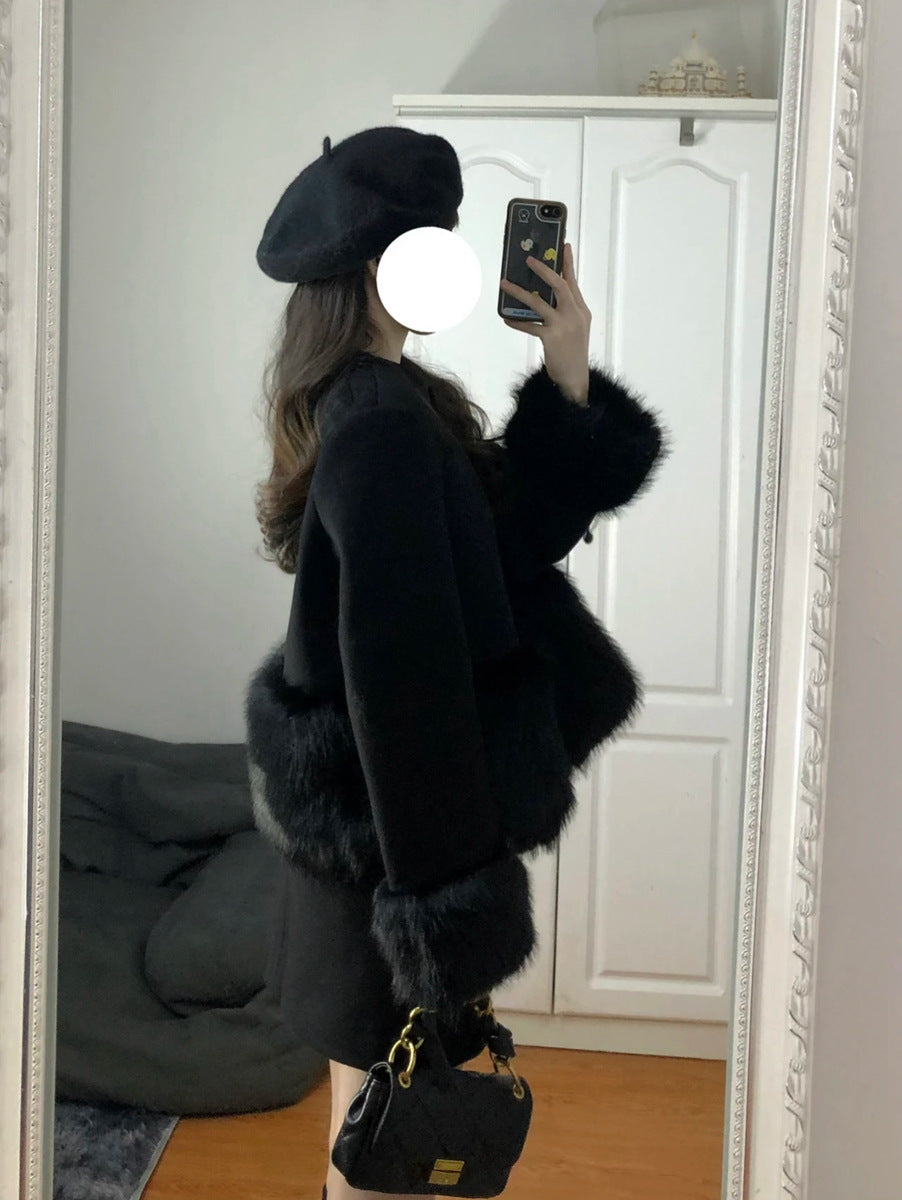 Elegant Winter Wool Coat for Women – Warm Long Coat with Belt | VERSHANA