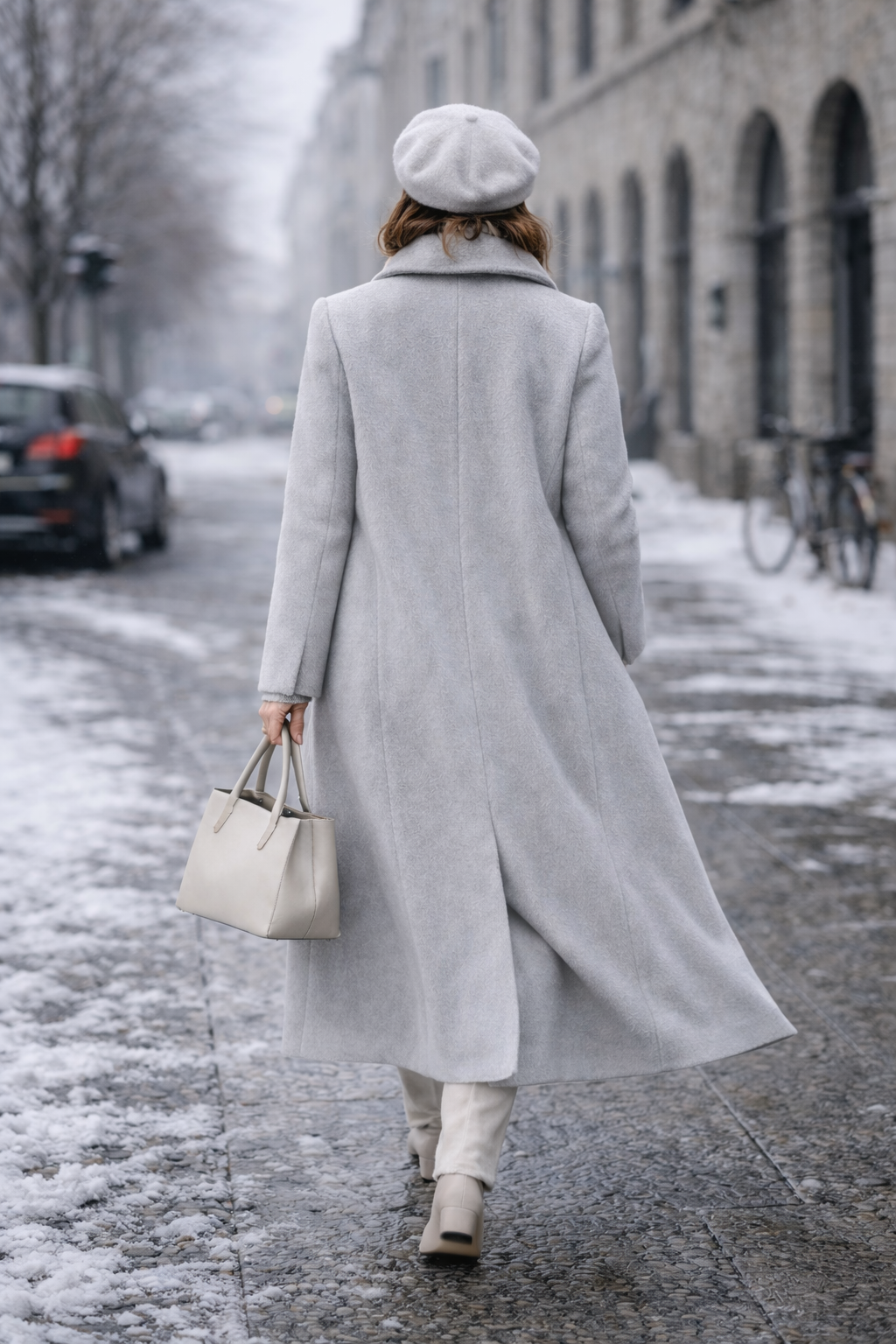 Camel Wool Long Coat – Elegant Winter Essential